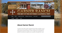 Desktop Screenshot of garnerranch.com